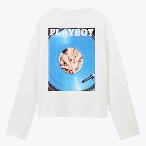 Nude project X playboy Long Sleeve Shirt NWT